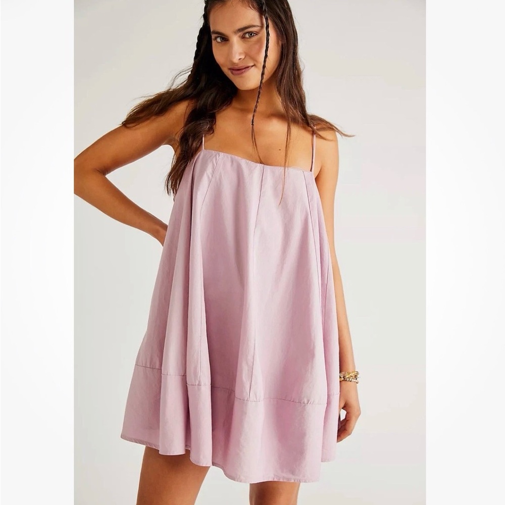 {free people} struttin mini dress • xs • lilac